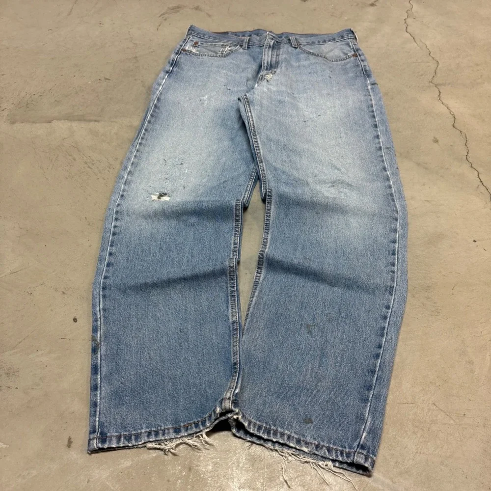 Vintage y2k Levi's‎ 505 Light Wash Faded Jeans